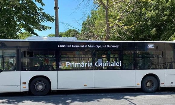 Primul autobuz pe gaz al STB  din Bucuresti