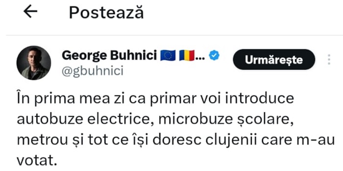 George Buhnici primar de Bucuresti?